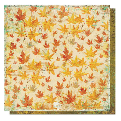 PhotoPlay - Meadow's Glow Collection - 12 x 12 Double Sided Paper - In the Leaves