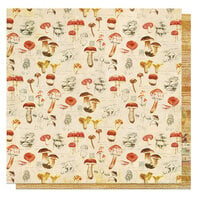 PhotoPlay - Meadow's Glow - Collection - 12 x 12 Double Sided Paper - Vintage Mushroom