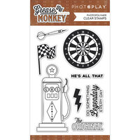 PhotoPlay - Grease Monkey Collection - Clear Photopolymer Stamps