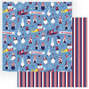 Photo Play Paper - Gnome For July 4th Collection - 12 x 12 Double Sided Paper - Land That I Love