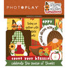 PhotoPlay - Gnome For Thanksgiving Collection - Ephemera - Die Cut Cardstock Pieces