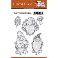 Photo Play Paper - Gnome for Thanksgiving Collection - Clear Photopolymer Stamps