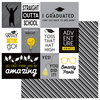 ColorPlay - Grad Day Collection - 12 x 12 Double Sided Paper - Toss Your Cap