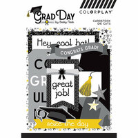 Photo Play Paper - Grad Day Collection - Ephemera - Die Cut Cardstock Pieces