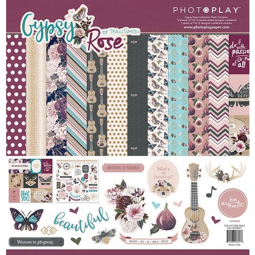 Photo Play Paper - Gypsy Rose Collection - 12 x 12 Collection Pack