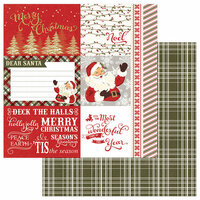 Photo Play Paper - Holiday Cheer Collection - Christmas - 12 x 12 Double Sided Paper - Deck The Halls