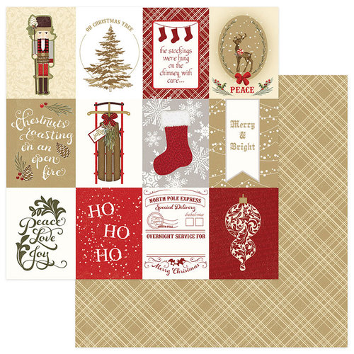 Photo Play Paper - Holiday Cheer Collection - Christmas - 12 x 12 Double Sided Paper - Ho Ho Ho