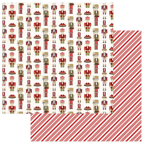 Photo Play Paper - Holiday Cheer Collection - Christmas - 12 x 12 Double Sided Paper - Nutcracker