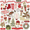 Photo Play Paper - Holiday Cheer Collection - Christmas - 12 x 12 Cardstock Stickers - Elements