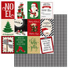 Photo Play Paper - Here Comes Santa Collection - Christmas - 12 x 12 Double Sided Paper - Holly Jolly