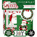 Photo Play Paper - Here Comes Santa Collection - Christmas - Ephemera - Die Cut Cardstock Pieces