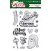 Photo Play Paper - Here Comes Santa Collection - Christmas - Clear Acrylic Stamps