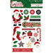 Photo Play Paper - Here Comes Santa Collection - Christmas - Epoxy Stickers