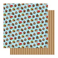 PhotoPlay - Hot Diggity Dog Collection - 12 x 12 Double Sided Paper - In The Dog House