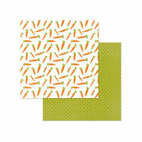 Photo Play Paper - Hoppy Easter Collection - 12 x 12 Double Sided Paper - Carrots