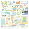 PhotoPlay - Hush Little Baby Collection - 12 x 12 Cardstock Stickers - Elements - Boys