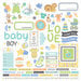 PhotoPlay - Hush Little Baby Collection - 12 x 12 Cardstock Stickers - Elements - Boys