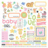 PhotoPlay - Hush Little Baby Collection - 12 x 12 Cardstock Stickers - Elements - Girls