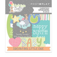 PhotoPlay - Hush Little Baby Collection - Ephemera - Die Cut Cardstock Pieces