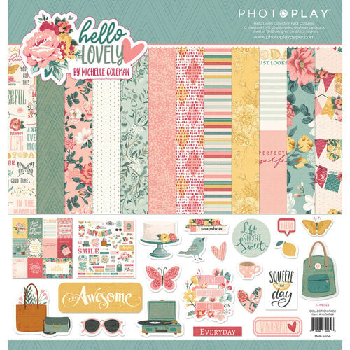PhotoPlay - Hello Lovely Collection - 12 x 12 Collection Pack