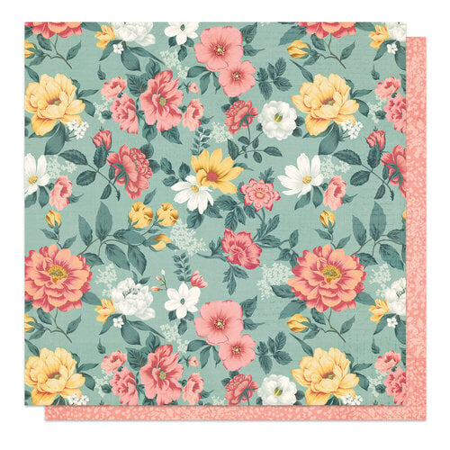 PhotoPlay - Hello Lovely Collection - 12 x 12 Double Sided Paper - Lovely Floral