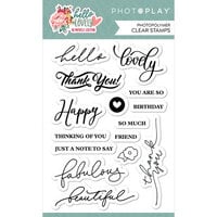 PhotoPlay - Hello Lovely Collection - Clear Photopolymer Stamps