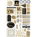 Color Play - Hello New Year Collection - Ephemera - Die Cut Cardstock Pieces