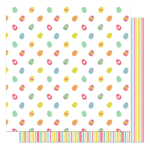 PhotoPlay - Hop To It Collection - 12 x 12 Double Sided Paper - Egg Hunt