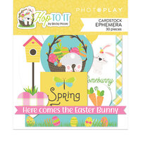 PhotoPlay - Hop To It Collection - Ephemera - Die Cut Cardstock Pieces