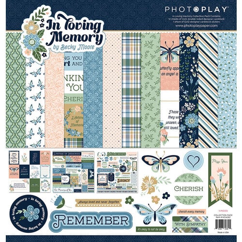 PhotoPlay - In Loving Memory Collection - 12 x 12 Collection Pack