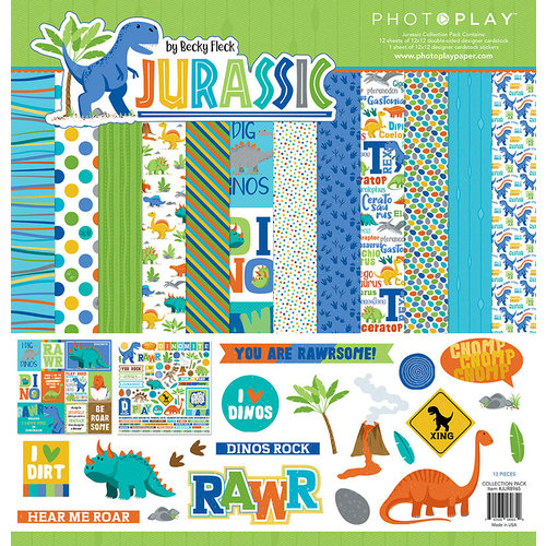PhotoPlay - Jurassic Collection - 12 x 12 Collection Pack