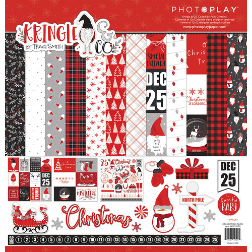 Photo Play Paper - Kringle and Co. Collection - Christmas - 12 x 12 Collection Pack
