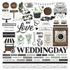 PhotoPlay - Love and Cherish Collection - 12 x 12 Cardstock Stickers - Elements