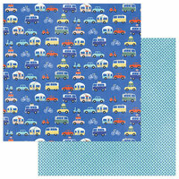 Photo Play Paper - Let's Go Collection - 12 x 12 Double Sided Paper - Road Trip