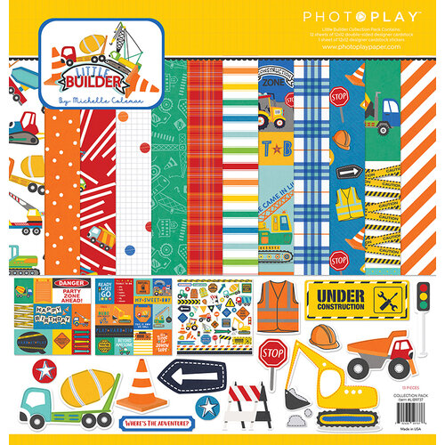 Photo Play Paper - Little Builder Collection - 12 x 12 Collection Kit