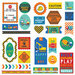 Photo Play Paper - Little Builder Collection - Ephemera - Die Cut Cardstock Pieces