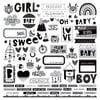 PhotoPlay - Little One Collection - 12 x 12 Cardstock Stickers - Elements