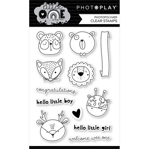 PhotoPlay - Little One Collection - Clear Photopolymer Stamps - Animals