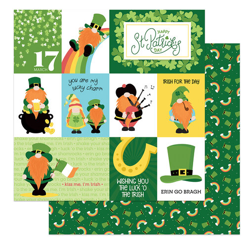 PhotoPlay - Tulla and Norbert's Lucky Charm Collection - 12 x 12 Double Sided Paper - Luck of the Irish
