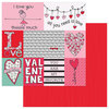 Photo Play Paper - Love Notes Collection - 12 x 12 Double Sided Paper - Love Notes Cards