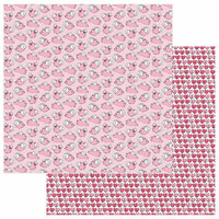 Photo Play Paper - Love Notes Collection - 12 x 12 Double Sided Paper - When Pigs Fly