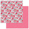 Photo Play Paper - Love Notes Collection - 12 x 12 Double Sided Paper - Heartbreaker