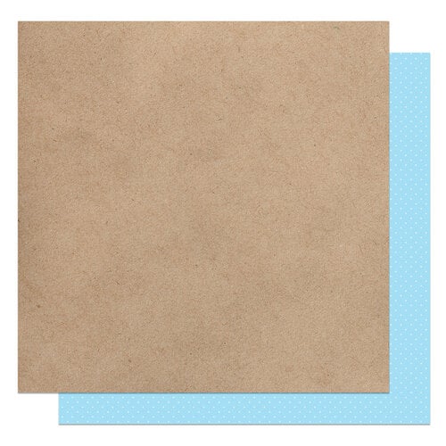 PhotoPlay - Tulla and Norbert's Magical Vacation Collection - 12 x 12 Double Sided Paper - Kraft and Light Blue