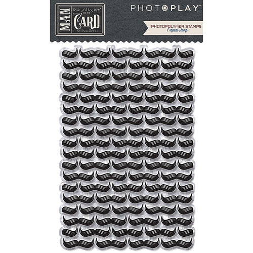 Photo Play Paper - Man Card Collection - Clear Acrylic Stamps - Background