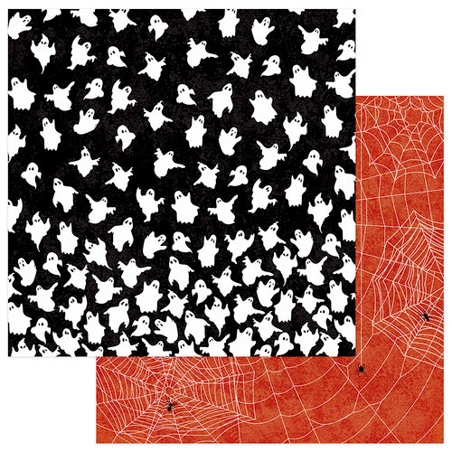 Photo Play Paper - Matilda and Godfrey Collection - Halloween - 12 x 12 Double Sided Paper - Creepy Crawlers