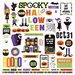 PhotoPlay - Monster Mash Collection - Halloween - 12 x 12 Cardstock Stickers - Element Stickers