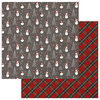Photo Play Paper - Mad 4 Plaid Christmas Collection - 12 x 12 Double Sided Paper - Frosty
