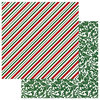 Photo Play Paper - Mad 4 Plaid Christmas Collection - 12 x 12 Double Sided Paper - Candy Cane
