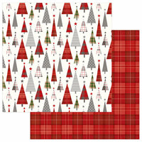 Photo Play Paper - Mad 4 Plaid Christmas Collection - 12 x 12 Double Sided Paper - Tree Lot