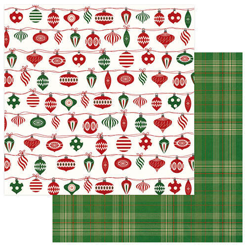 Photo Play Paper - Mad 4 Plaid Christmas Collection - 12 x 12 Double Sided Paper - Trim the Tree